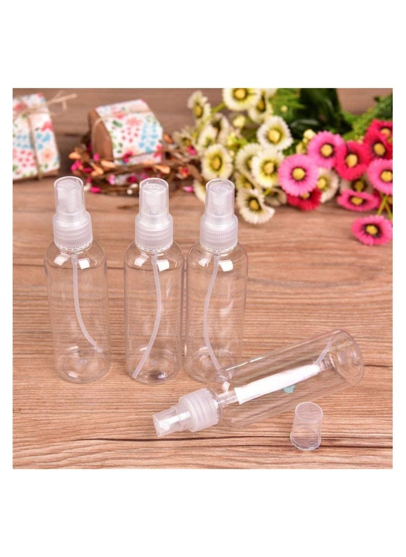 ORiTi - 4Pcs 100ML Sprayer Spray Bottles, Refillable Container Watering Can Travel Toiletries Liquid Containers For Cleaning - Image 1