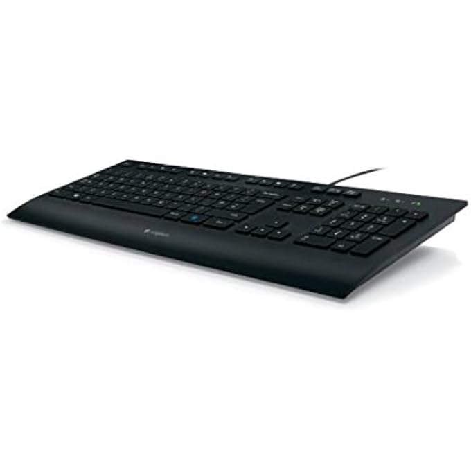 rayihni KEYBOARD K280E FOR BUSINESS, QWERTY ITALIAN LAYOUT - BLACK