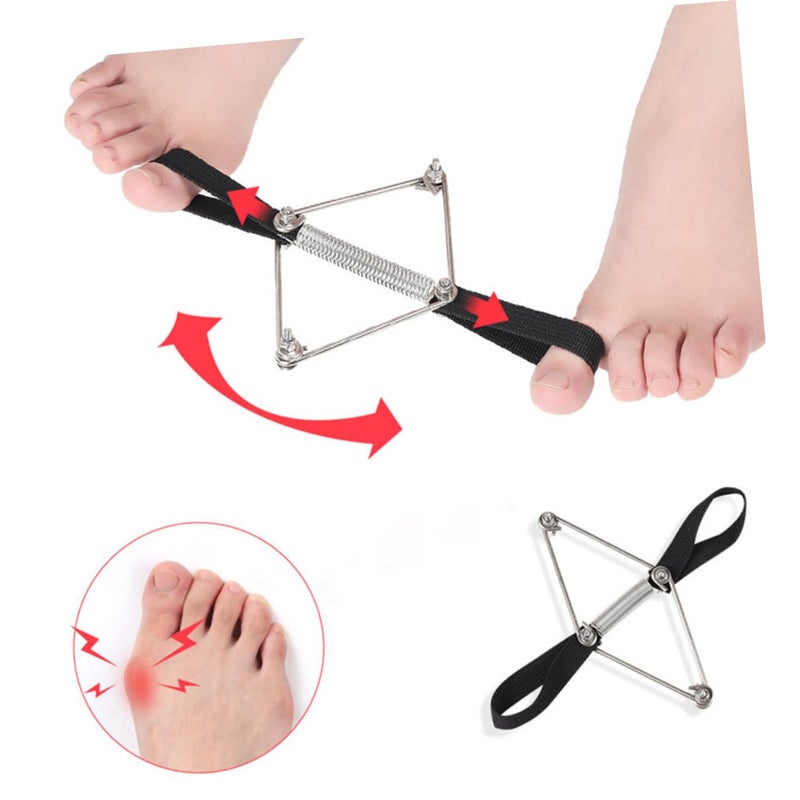 Hallux Valgus Corrector Toe Straightener Splint Elastic Stretcher Black 20 5x15x2cm 3 Pcs - Image 3