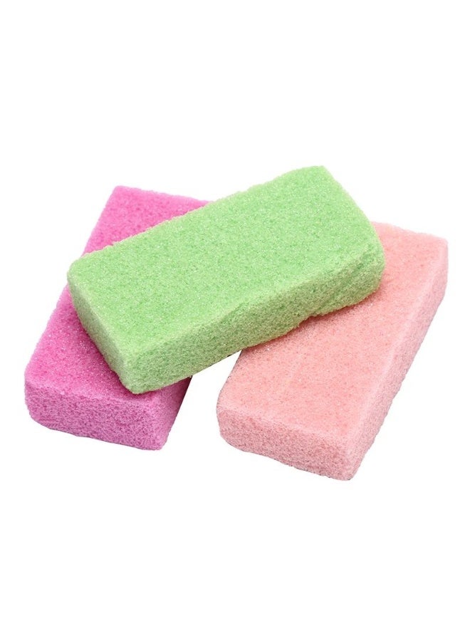 Pumice Stone Pedicure Sponge for Dead Skin and Callus Remover - Foot Smoothing Tool for Cracked Feet - Multi Color - Image 3
