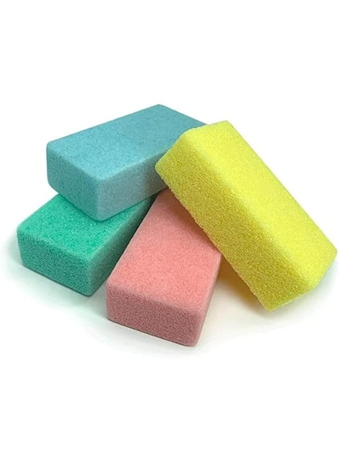 Pumice Stone Pedicure Sponge for Dead Skin and Callus Remover - Foot Smoothing Tool for Cracked Feet - Multi Color - Image 2