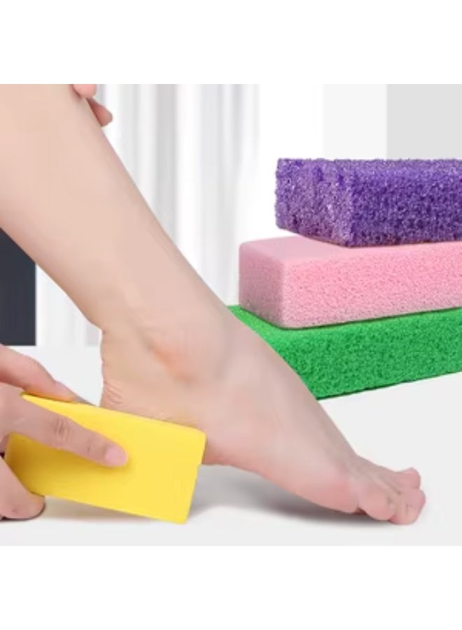 Pumice Stone Pedicure Sponge for Dead Skin and Callus Remover - Foot Smoothing Tool for Cracked Feet - Multi Color - Image 4