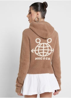 Mini Cream Essential Hoodie  - Image 2