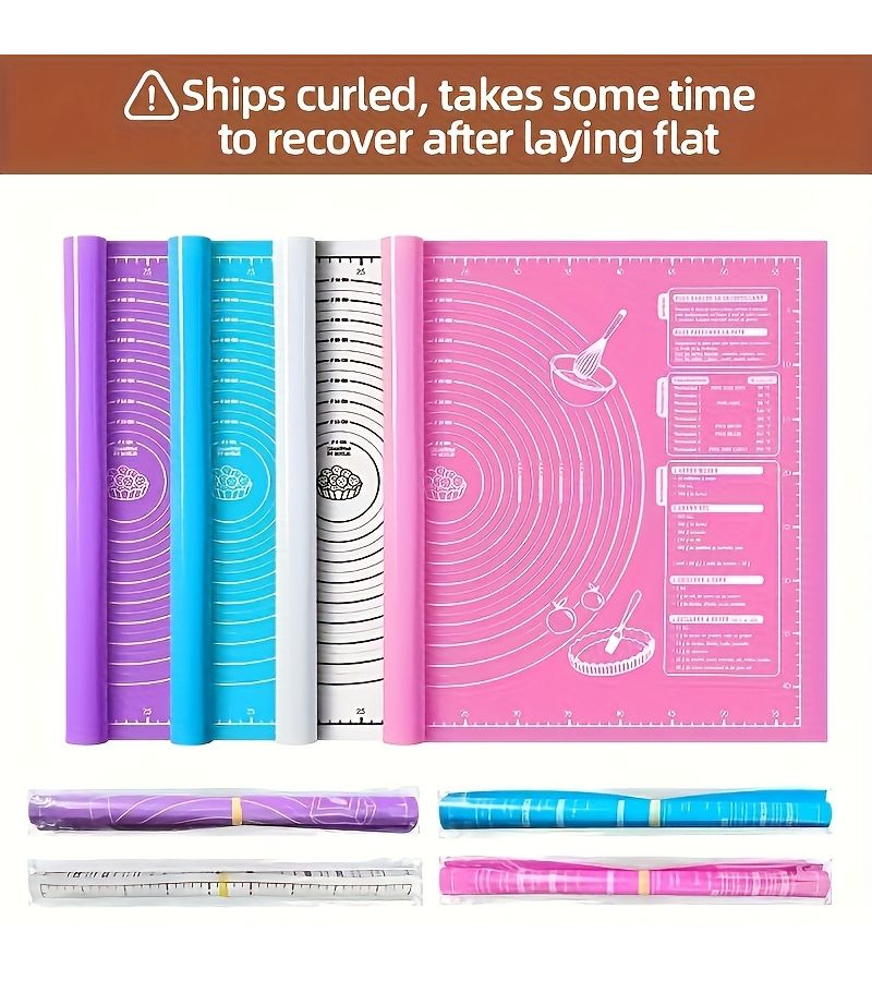 Red EVA Non-Slip Rolling Mat 23 62x46 51 Inch Baking Tool - Image 3