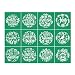 JAJADO Small Christmas Stencil Reusable Silk Screen Stacter for Coffee Bar Office Indoor Outdoor Holiday Home Decor - Image 2