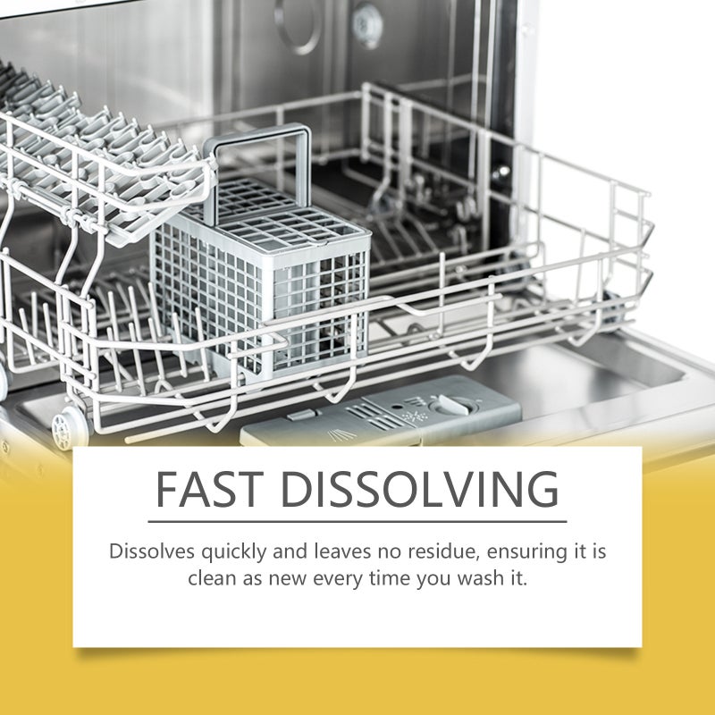 Jaysuing Dishware Detergent Tablets Kitchen Tableware Decontamination Degreasing Fresh Gentle Cleaning Dishes Cleaning Tablets - Image 4
