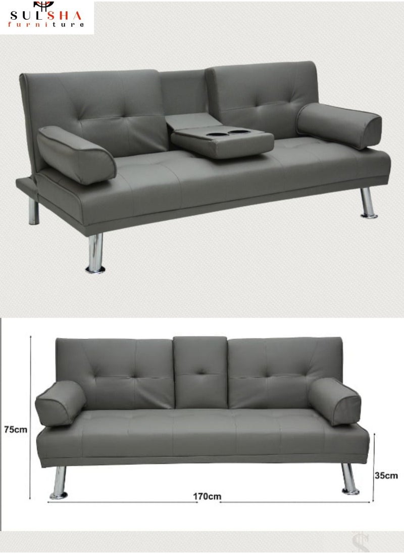 Modern Heavy Duty 3 Seater Leather Sofa bed With Arm Rest - pzsku/Z5102DCC7DA87D1704969Z/45/_/1688975836/ce9a647d-4df3-4d9d-ac91-b46aba63e8c9