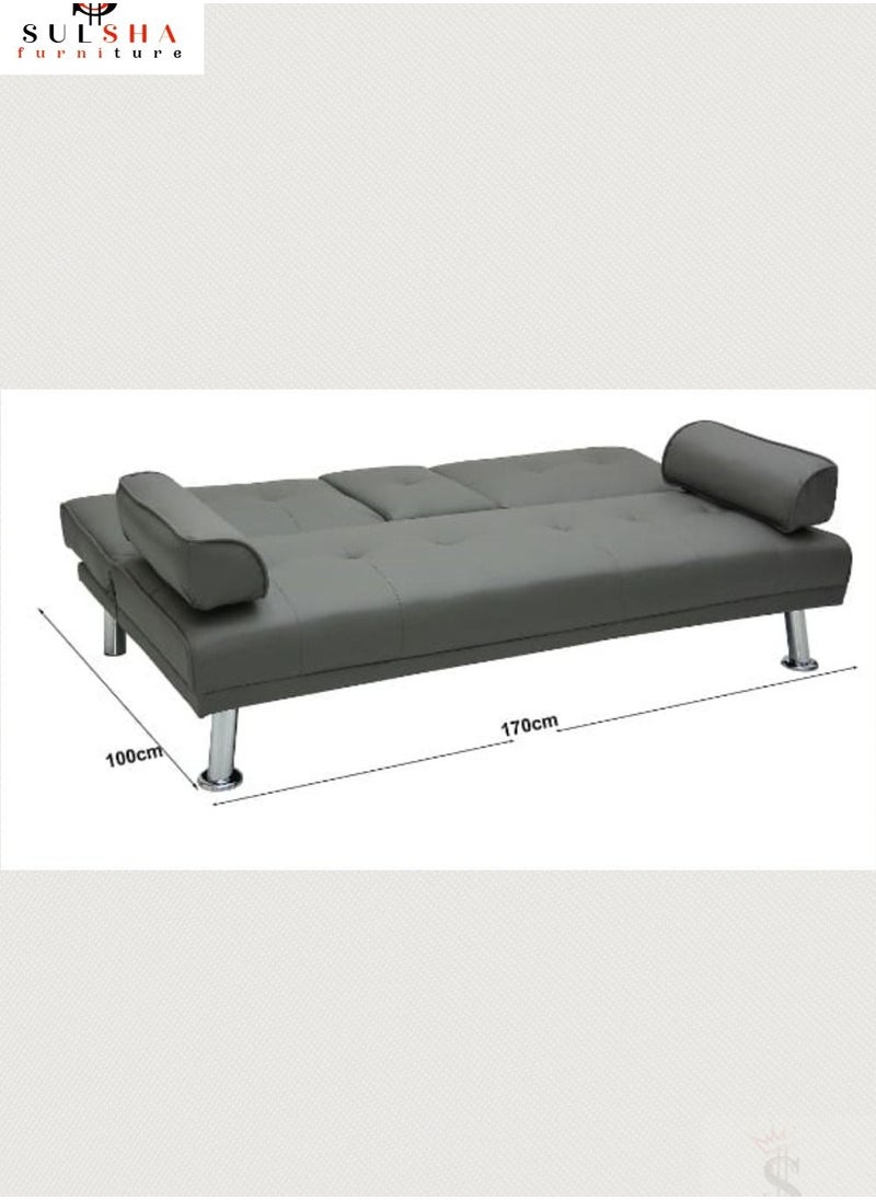 Modern Heavy Duty 3 Seater Leather Sofa bed With Arm Rest - pzsku/Z5102DCC7DA87D1704969Z/45/_/1688975837/889877f1-c9f0-4f4d-b6ac-db0e4b6822b9