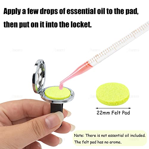 AUEAR, Dog Paws Car Essential Oil Diffuser Aromatherapy Air Freshener Car Vent Clip Lockets with 10 Felt Refill Pads - Image 4