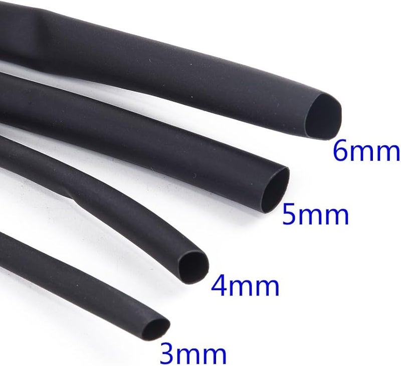 4mm Heat Shrink Tubing Set 4 x 1 Meter Electrical Insulation for Wire Connector Protection - Image 4