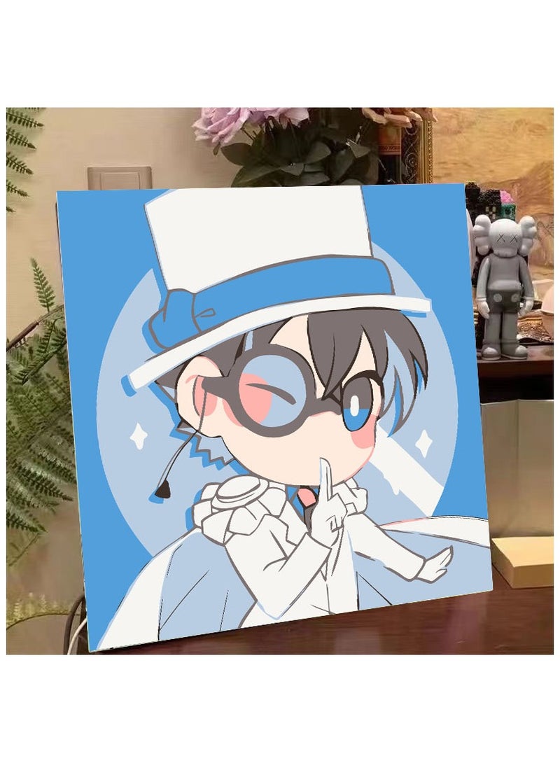 Anna DIY Cartoon Anime Hand-Painted Colorful Oil Painting Kit - Image 1