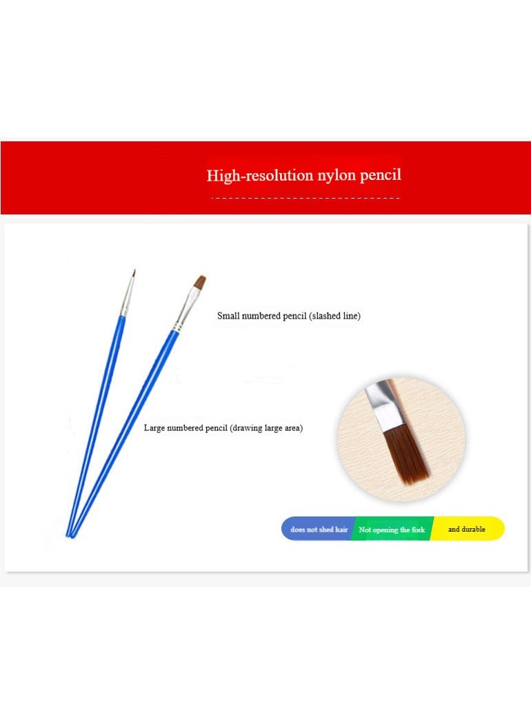 Anna DIY Cartoon Anime Hand-Painted Colorful Oil Painting Kit - Image 4