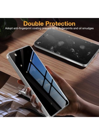 واقي شاشة الخصوصية والكاميرا 2 في 1 لهاتف Honor X9d 5G - درع عالي الشفافية بتغطية كاملة للحماية من الخدوش والصدمات - view 5