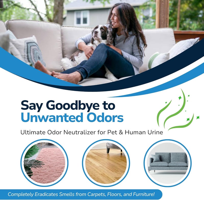 BIRD BARRIER Product Image Dissolve-It Enzyme Cleaner Concentrate |1 Quart Ready to use | Bird Dropping Remover, Pet Urine & Odor Eliminator for Carpets, Hardwood Floors, Drains & Grease Traps - Image 3
