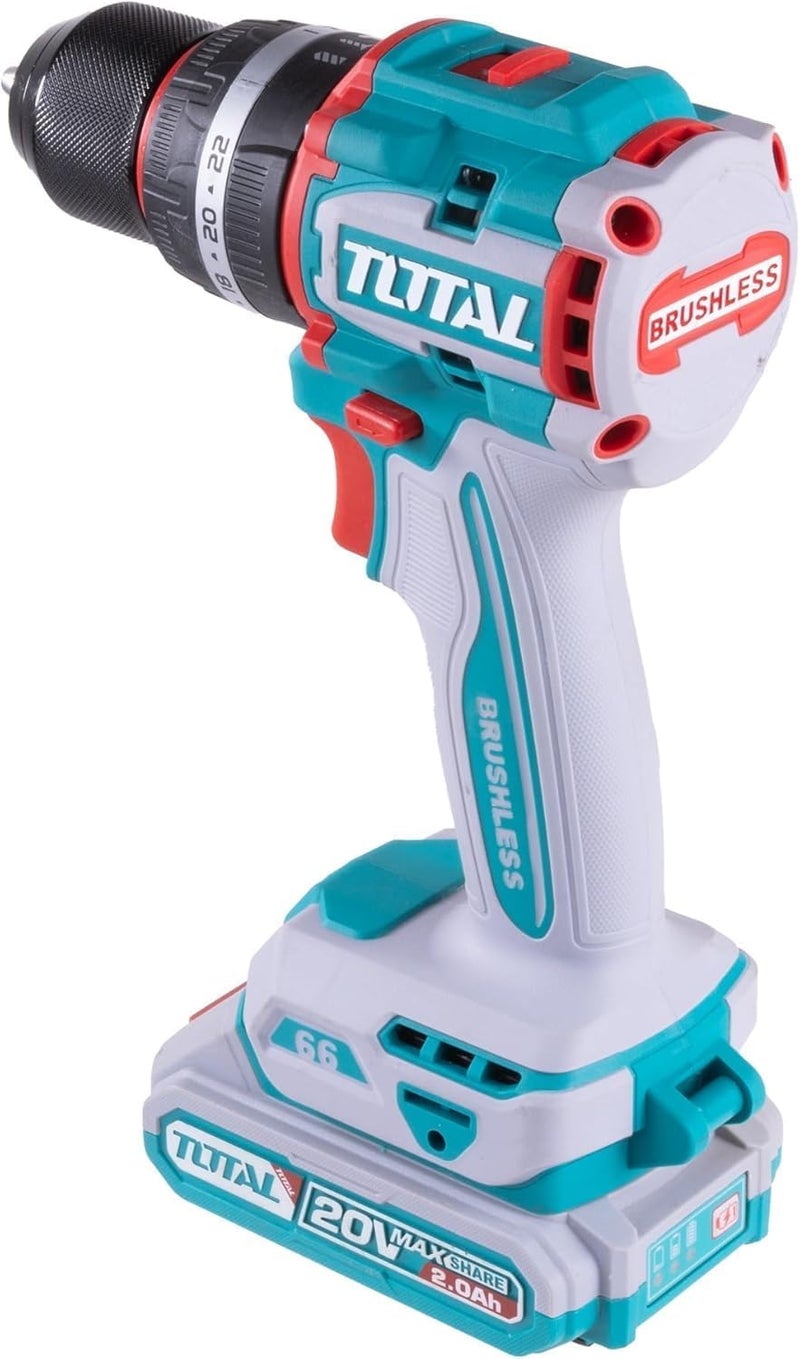 TOTAL Compact Brushless Cordless Impact Drill Tidli20668 - Image 3