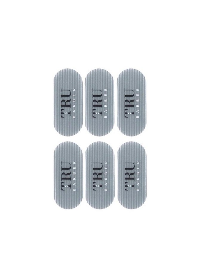 TRU BARBER Hair Grippers For Men And Women Bundle Pack 6 Pcs Salon And Barber Hair Clips For Styling Sectioning Cutting And Coloring Nonslip Grips Hair Holder (Grey)  - Image 2