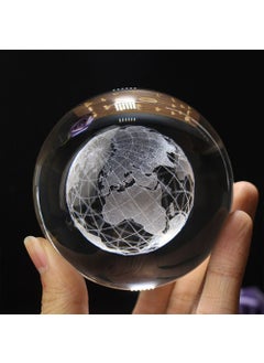 Hediyesahibi Decorative Metal Footed Globe 3D Glass Globe  - Image 4