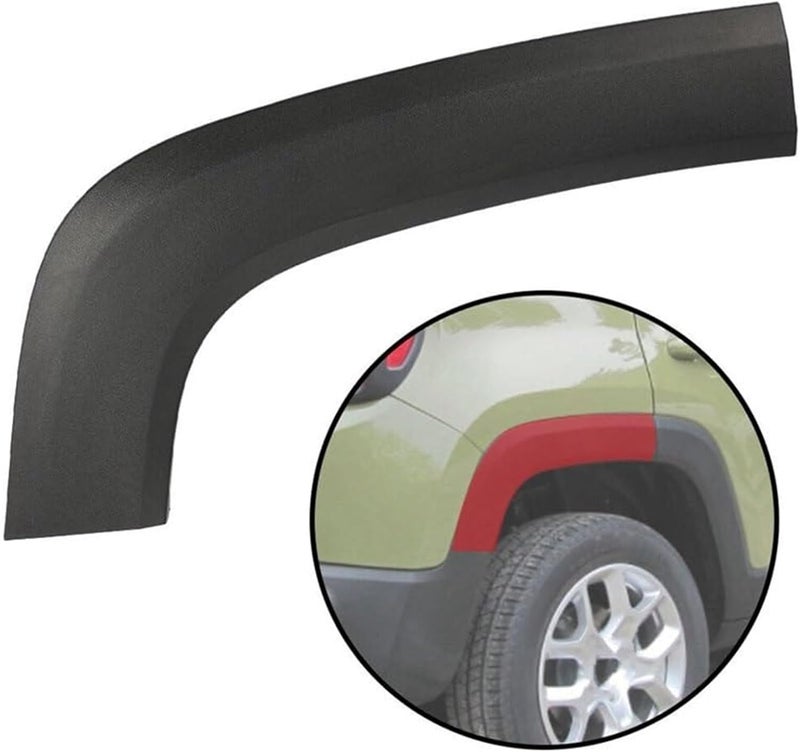Wivplex Rear Wheel Eyebrow Fender for Jeep Renegade - Image 4