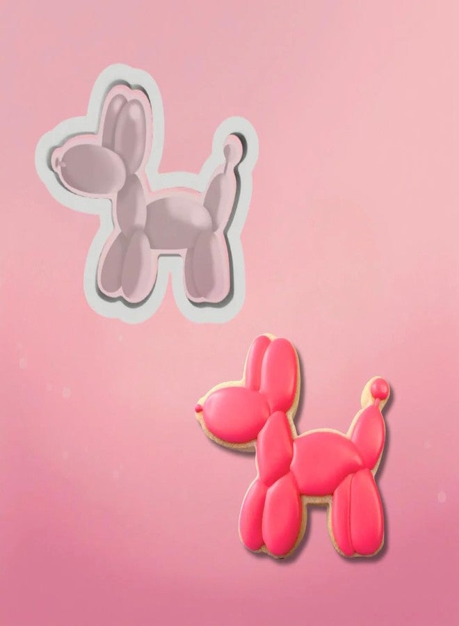 The Cookie Countess Inc قطاعة بسكويت على شكل كلب بالون على شكل كونتيسة الكعك - Image 1