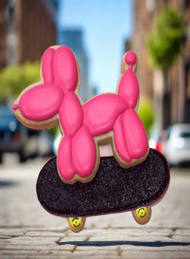 The Cookie Countess Inc قطاعة بسكويت على شكل كلب بالون على شكل كونتيسة الكعك - Image 2