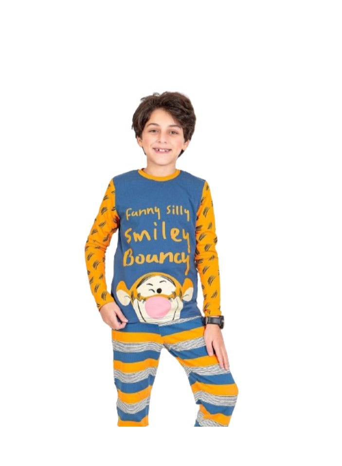 بيجامه ولادى ازرق فى مسطرده - Image 2