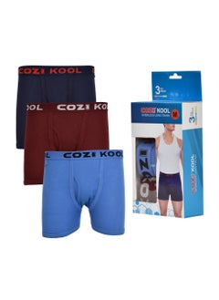 COZI Cozi Men's Cotton Boxers (Pack of 3)  - Image 1