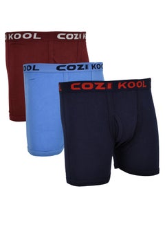 COZI Cozi Men's Cotton Boxers (Pack of 3)  - Image 3
