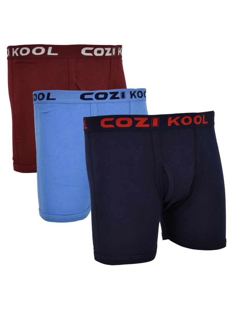 COZI - Cozi Men's Cotton Boxers (Pack of 3) - Image 1