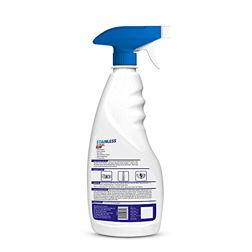Cleno Stainless Steel Cleaner Spray Cleans Stainless Steel Surfaces/Stainless Steel Bottle/Kitchen Stainless Steel Appliances/Countertops- 450 ml (Ready to Use) - Image 2