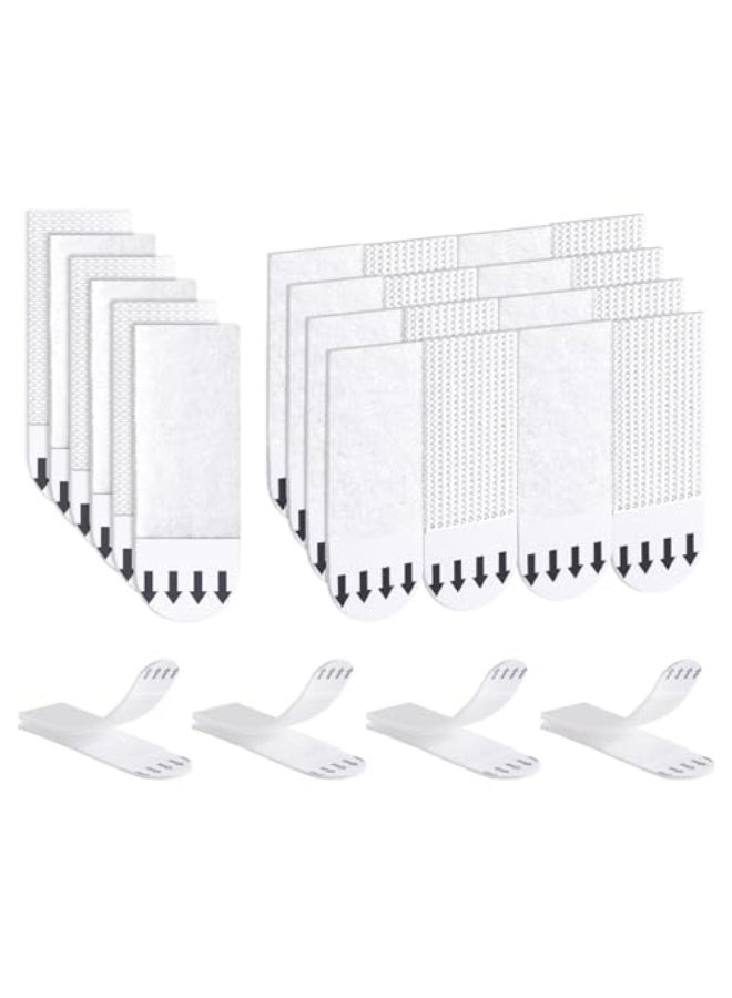 Picture Hanging Strips Heavy Duty, 15-Pairs(30 Strips) Small Adhesive Hook and Loop Mounting Tapes Damage Free No Nails Picture Hangers for Frame Hanging Poster Strips Christmas Decorations - Image 1