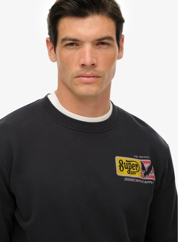 سوبر دراي Service Supply Loose Sweatshirt