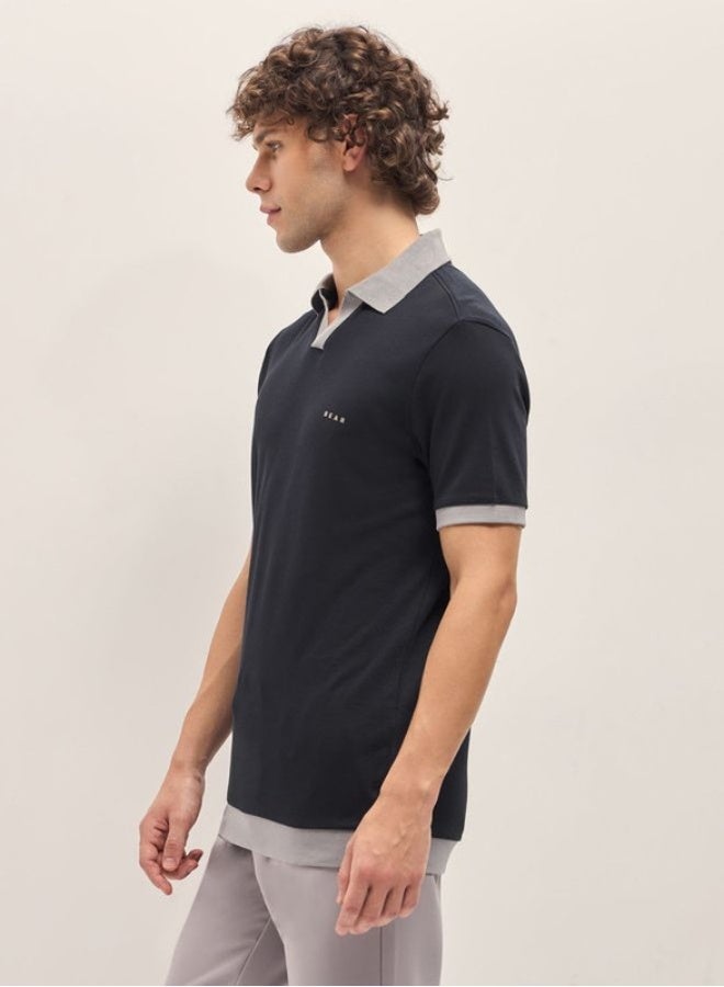 THE BEAR HOUSE Men's Polo Shirt for Casual & Semi-Formal Wear | Classic Collar Neck T-Shirt | Comfortable, Stylish & Versatile for Office, Travel, Outings & Everyday Use - Image 4