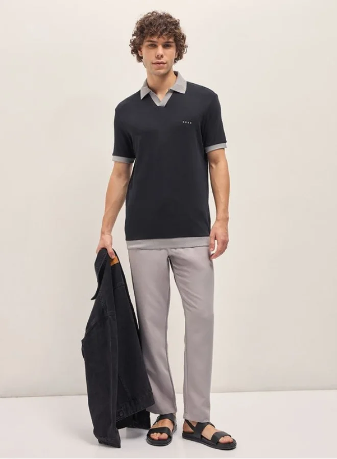 THE BEAR HOUSE Men's Polo Shirt for Casual & Semi-Formal Wear | Classic Collar Neck T-Shirt | Comfortable, Stylish & Versatile for Office, Travel, Outings & Everyday Use
