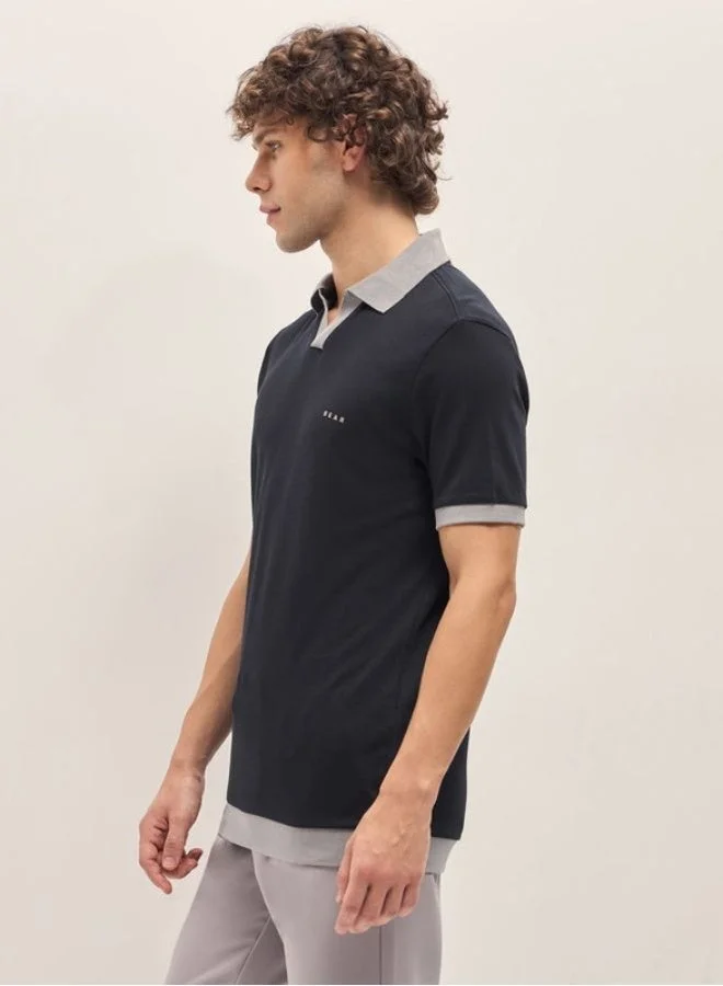 The Bear House  Men's Polo Shirt for Casual & Semi-Formal Wear | Classic Collar Neck T-Shirt | Comfortable, Stylish & Versatile for Office, Travel, Outings & Everyday Use for Men | Best Price UAE