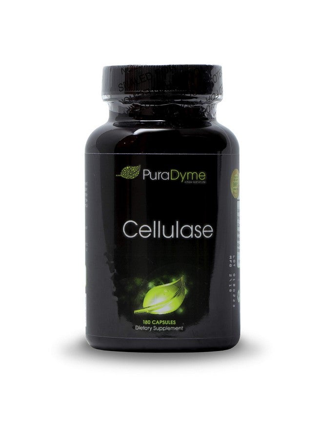 PuraDyme - Cellulase Enzyme Supplement, Supports Digestive Health, 180 Capsules - Image 1
