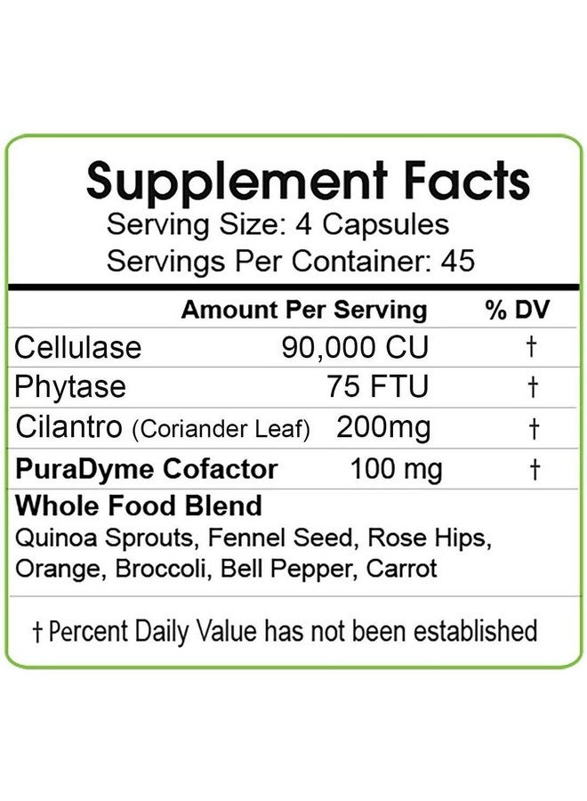 PuraDyme - Cellulase Enzyme Supplement, Supports Digestive Health, 180 Capsules - Image 4