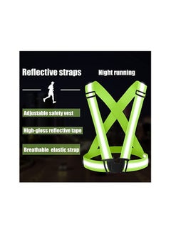Rock Pow Running Reflective Vest Gear 2 Pack,High Visibility Adjustable Safety Vest for Night Jogging and cycling  - Image 2