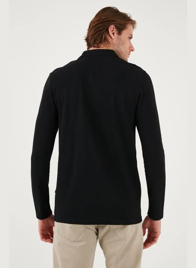 Buratti  Buratti Cotton Slim Fit Half Zipper Polo Neck Sweat Men's SWEAT 5903010 for Men | Best Price UAE