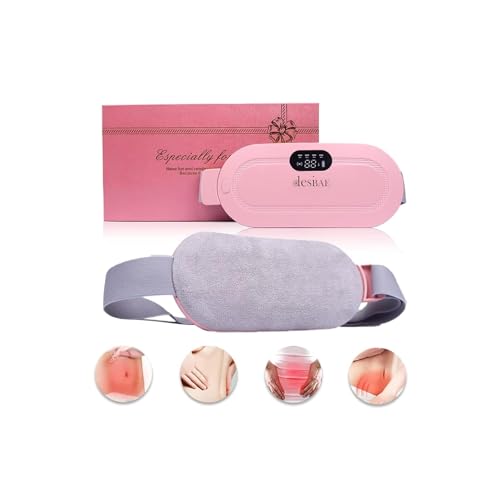 Desi BAE ease pro period cramp relief massager with bigger battery | 3 Heat Modes & 4 Massage Modes for Period Pain Relief | Quick Heating Menstrual Period Pain Relief Device (Multy) (1) - Image 1