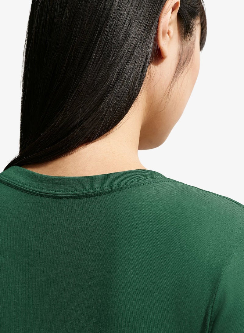 Nike Nsw Chill Knitted Mid Cropped Verbiage T-Shirt - Image 4