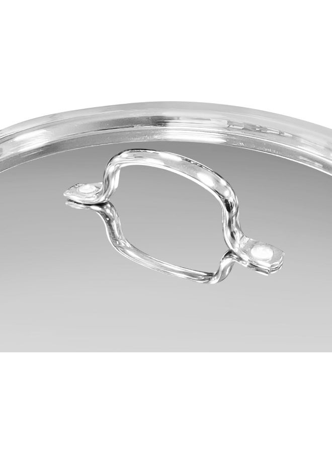 VINOD مقلاة فينود سمارت تريبل مع غطاء - 2.5 لتر (22 سم) ، VTF022 - Image 2