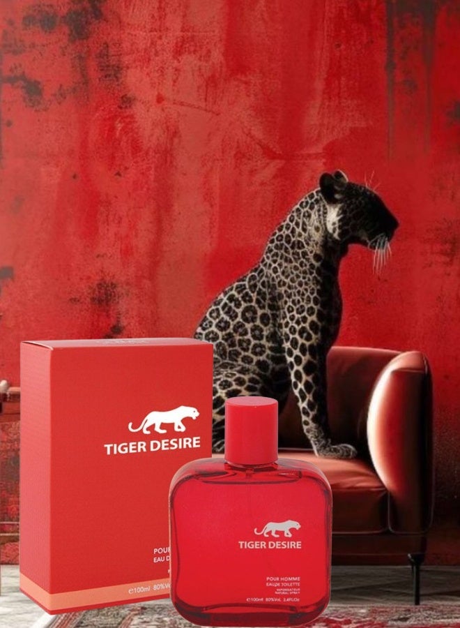 TRI 11 Pieces Tiger Desire Perfume 100ML - Image 2