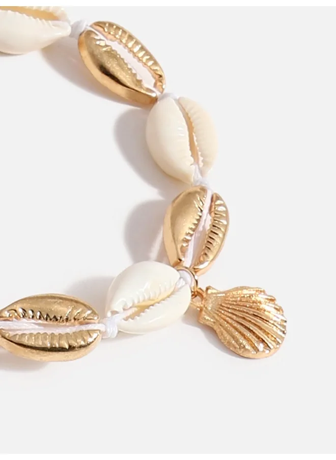 SOHI Seashell Anklet