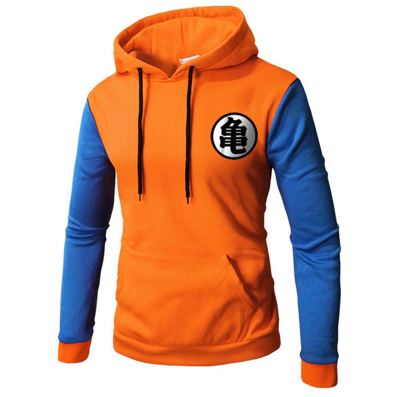 Dragon Ball Z Mens Casual Hoodie Jacket S orange black - Image 3