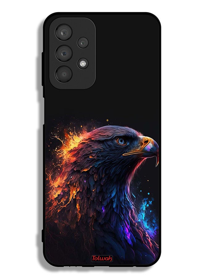 Tolwak Samsung Galaxy A23 4G Protective Case Cover Eagle Art - Image 1