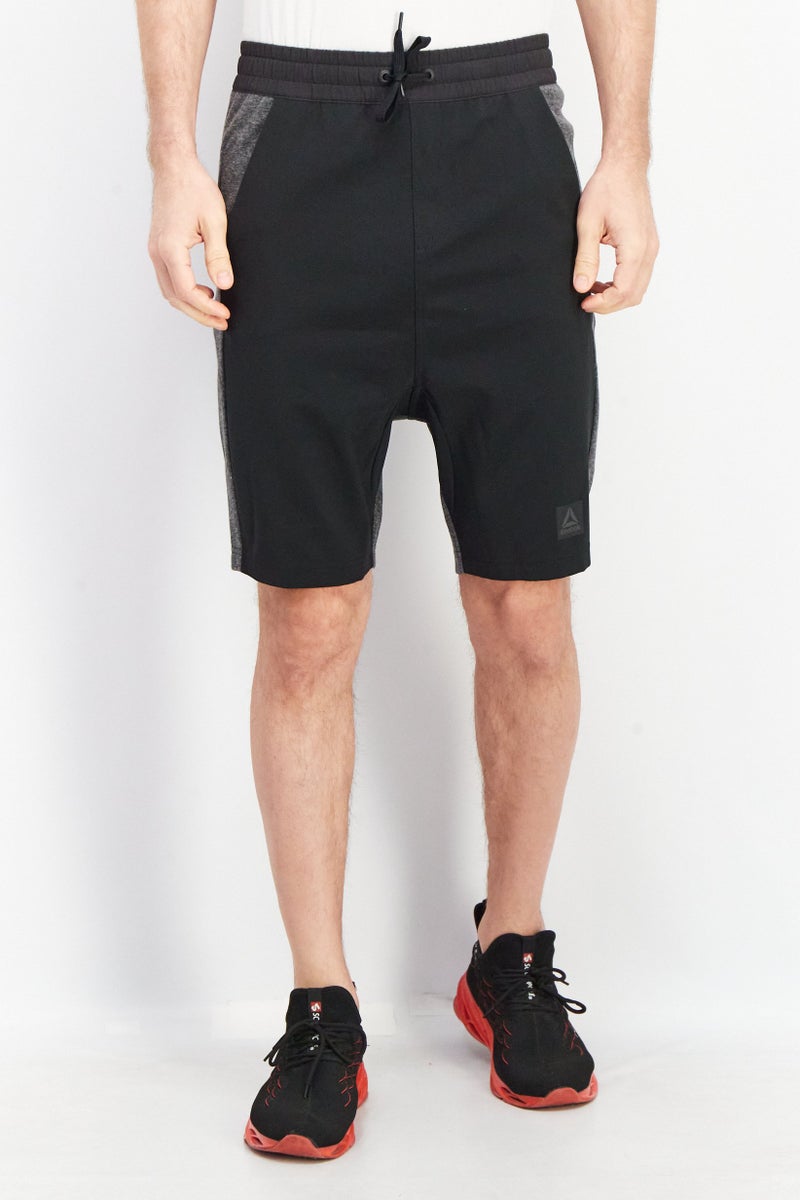 Reebok Men Sportswear Fit Drawstring Training Shorts, Black  - Image 1