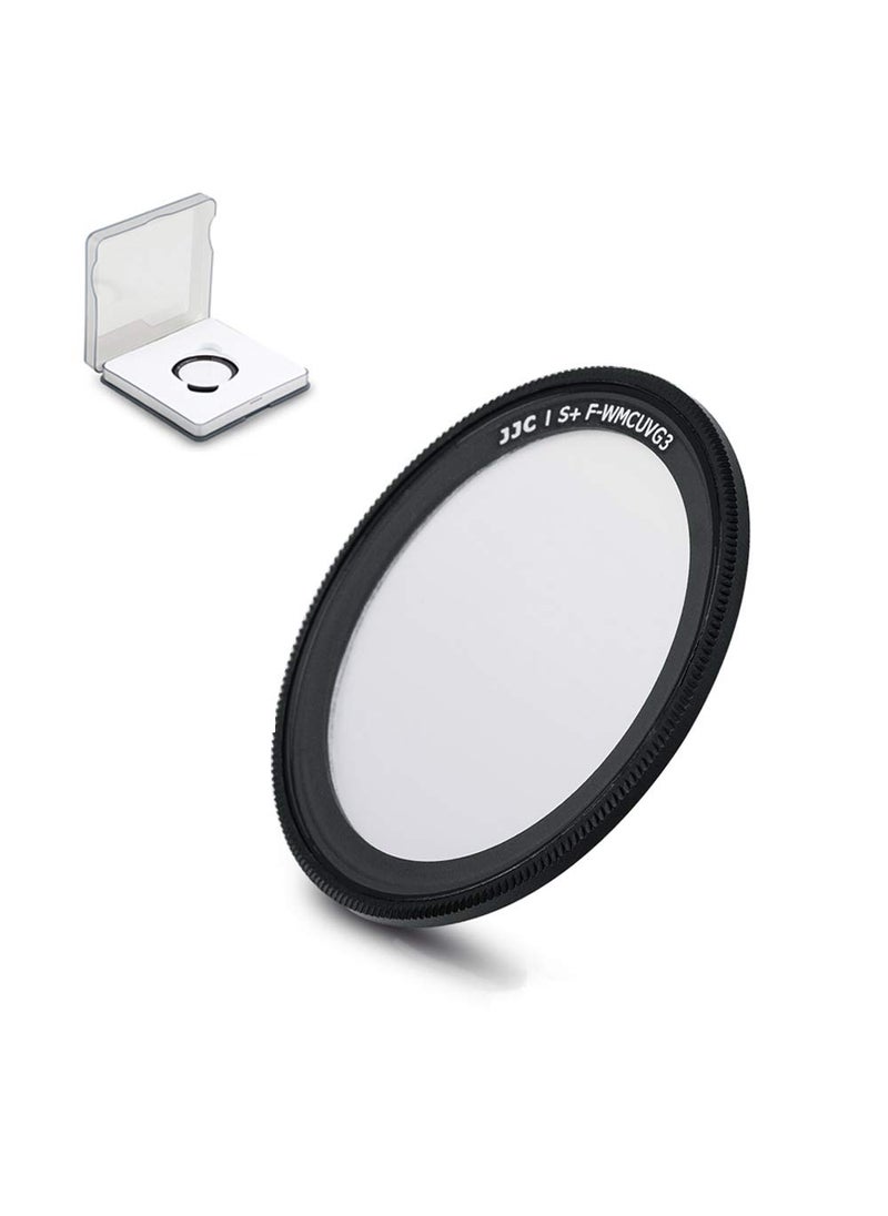 JJC JJC UV Protective Filter for Ricoh GR IIIx GR IIIx HDF GR3X HDF GR III GR III HDF GR3 HDF & GR II GR2, 19 Layers Mulit-Coated Ultra Slim UV Ultraviolet Filter with Filter Case  - Image 1
