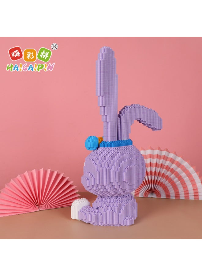 Hi Color Spelling Adult Split And Plug Building Blocks Toys Girls Building Blocks Gift Large Star Dailou-Color:58082 Large Star Dallo  - Image 5