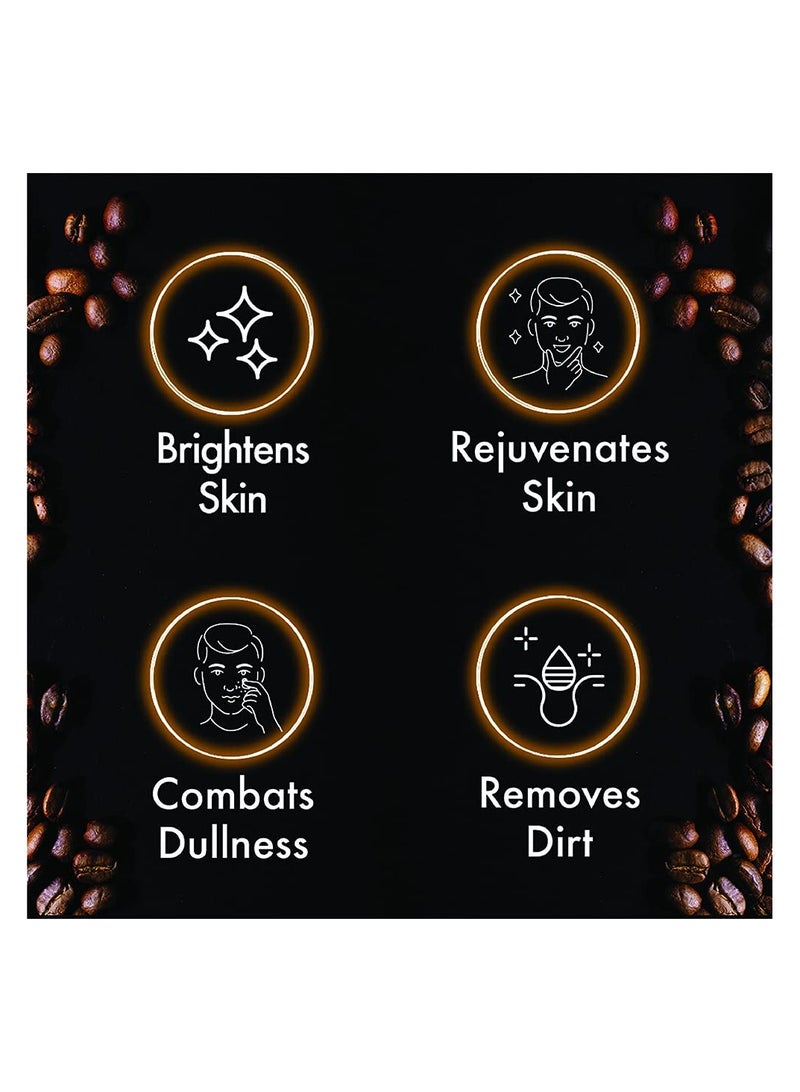 Pond's Pond’s Men, Energy Bright Facewash, 100g, for Instant Brightness, with Coffee Bean Extract & Menthol, Anti-Dullness & Brightening Face Wash, Specially Developed for Men - Image 4