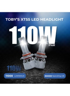 Toby's Tobys XT55 9006 2 Pieces Car LED Headlight Original 55W/piece Power 5500/piece Lumens With Color Temperature 6500K  - Image 2